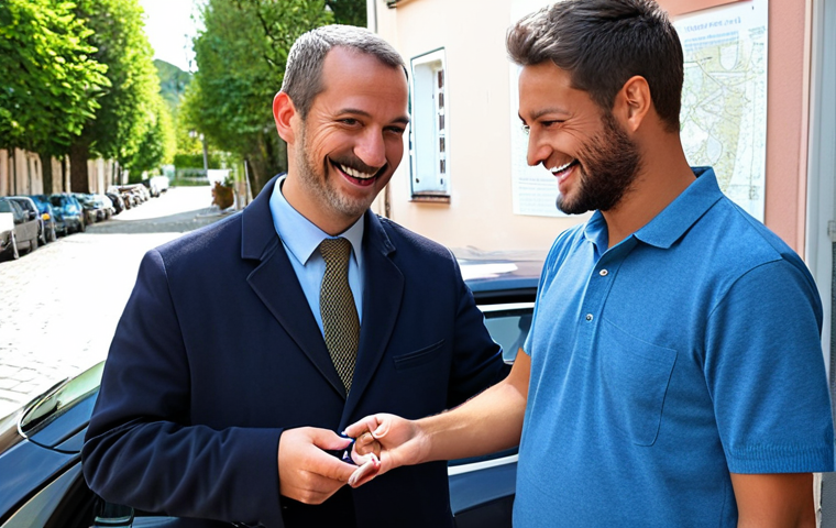 세인트헬레나 렌터카 이용법 - **

A sturdy 4x4 parked on a winding road in Sainte-Hélène, surrounded by lush green hills and ocean...