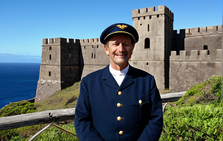 세인트헬레나의 세계문화유산 가능성 - Historical Preservation**

"A historian in professional dress, fully clothed, stands in front of a r...