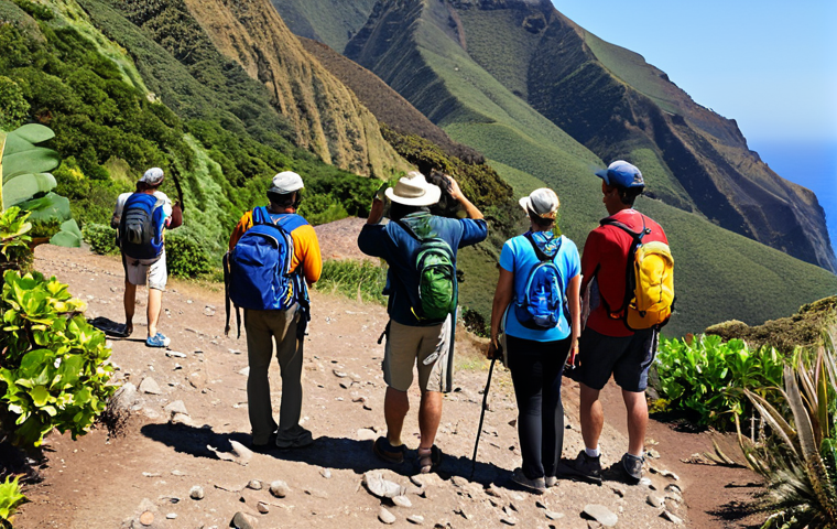 세인트헬레나의 세계문화유산 가능성 - Conservation in Action**

"A dedicated conservationist, fully clothed in field attire, carefully exa...