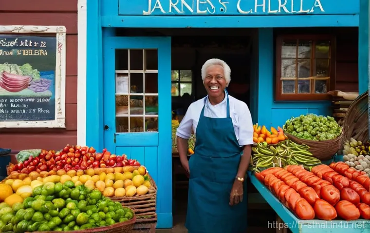 세인트헬레나 단기 체류 방법 - **Prompt:** A breathtaking 360-degree panoramic view from Diana's Peak, Saint Helena, showcasing the...