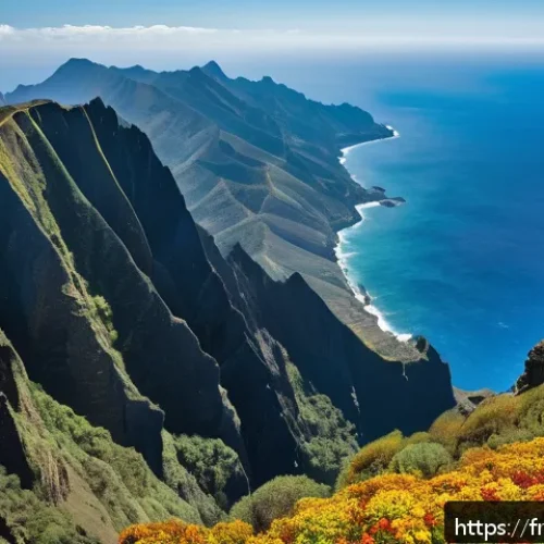 Home 17 세인트헬레나 레저 및 액티비티 - A breathtaking panoramic view from the summit of Diana’s Peak, Saint Helena’s highest point, showcas...